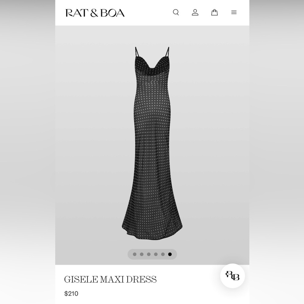 Rat & Boa - Gisele Maxi Dress (M)